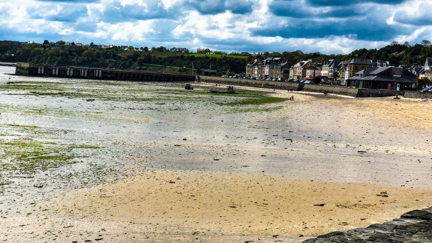 Cancale Shore at Low TIde