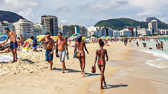 Copacabana Beach Scene