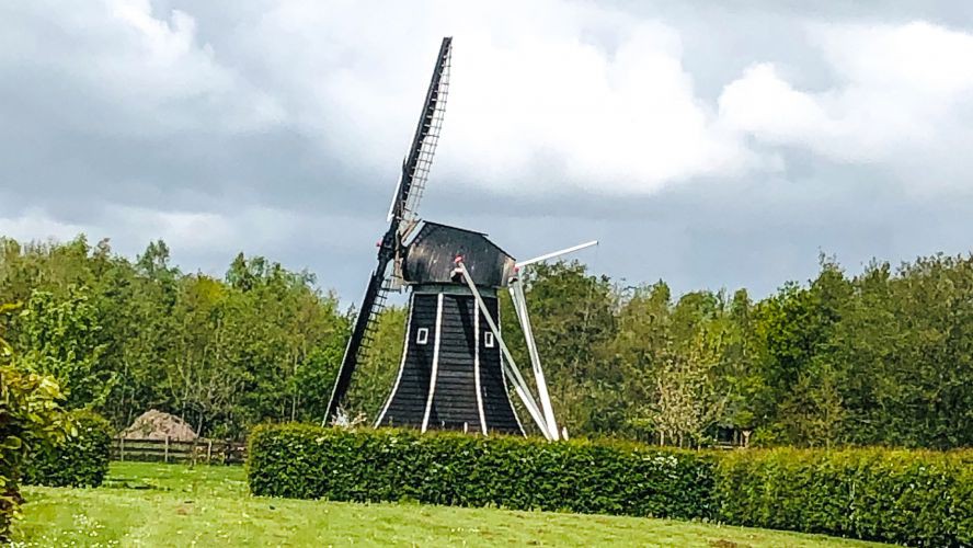 Traditional Frisian Windmill