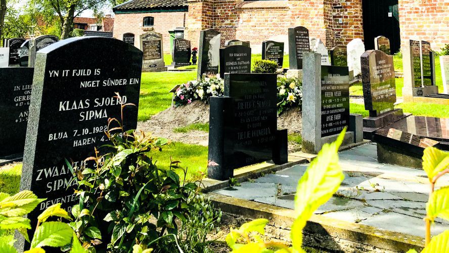 Headstones in Church Cemetery