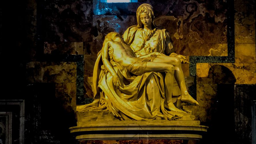 Michelangelo's La Pieta in Vatican City