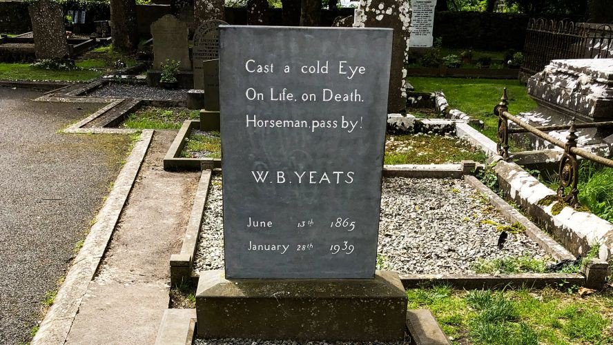 Modest Grave Site of William Butler Yeats