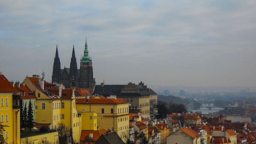 View of Prague Castle Complex